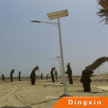 Solar 60W LED High Lighting Lamp with Tapered Painted Lighting Pole